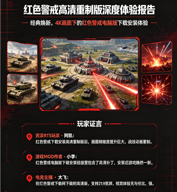 红色警戒高清重制版画面